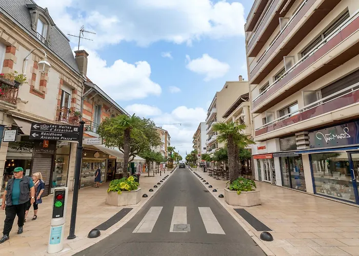 Coeur D'arcachon, T2 Avec Balcon, Parking, Proche Plage Et Commerces - Fr-1-319-33 * アルカション